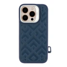 Чехол Kajsa Briquette Collection Rhombus with MagSafe для iPhone 16 Pro Max Blue