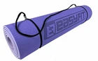 Коврик для фитнеса и йоги EasyFit TPE+TC двухслойный со стяжками 183х61х0,6 см Сиреневый со светло сиреневый (33-102-EF-1924-VV)