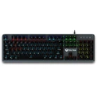 Проводная клавиатура Meetion LED Mechanical Gaming Keyboard MK007, Ukr, RU, EN раскладки, USB, 1.8m, black