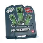 Підставка для книжок Yes Minecraft "Майнкрафт - Кріпери" металева фігурна синя (470525)