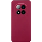 Чохол для Xiaomi Redmi Note 14 Pro 5G GETMAN TPU Liquid Silk Full Camera Бордовий/Marsala