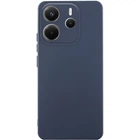 Чохол для Xiaomi Redmi Note 14 4G (Int. version) GETMAN TPU Liquid Silk Full Camera Синій/Midnight blue