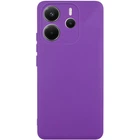 Чохол для Xiaomi Redmi Note 14 4G (Int. version) GETMAN TPU Liquid Silk Full Camera Фіолетовий/Purple