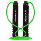 Скакалка PowerPlay 4205 Classic Plus Jump Rope Зелена (2,7m.) 4910951