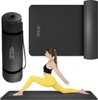 Коврик (мат) спортивный 4FIZJO NBR 180 x 60 x 1.5 см для йоги и фитнеса Black (P-5907222931592)
