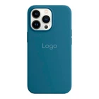 Чохол Silicone Case with MagSafe для iPhone 13 Pro Max Колір Blue Jay