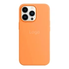 Чохол Silicone Case with MagSafe для iPhone 13 Pro Max Колір Marigold