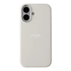 Чохол Premium Silicone Case Metal Buttons (AA) для iPhone 16 Колір White