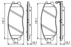 Колодки гальмівні передні Hyundai Terracan/Equus/Kia Amanti 99- - 0 986 494 347 BOSCH