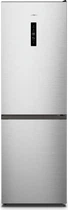 Gorenje Холодильник з нижн. мороз. камерою, 185х60х60см, 2 дв., Х- 207л, М- 93л, A++, NoFrost Plus, Fresh zone, Зовн. Диспл, сірий