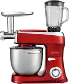 Кухонный комбайн 3в1 Royalty Line PKM-2100BG Red SLOVAKIA 2100W 7.5L с мясорубкой планетарный миксер тестомес и блендер