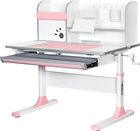 Детский стол Mealux Edmonton Multicolor PN с полкой (BD-610 W/MC + PN с полкой)