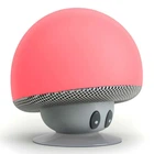 Портативная колонка Bluetooth Гриб на присоске Pink
