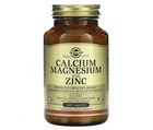 Комплекс кальцію та магнію з цинком, Solgar Calcium Magnesium + zinc (100 таблеток)