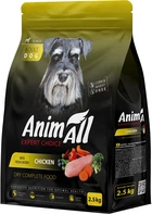 Повнораціонний сухий корм AnimAll для собак зі свіжою куркою