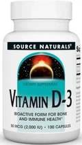 Вітамін Д3 Source Naturals Vitamin D-3 2000 IU 100 капсул