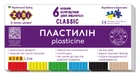 Пластилин CLASSIC 6 цветов, 120 г, ZB.6230 SMART KIDS Line, в коробке (4823078987921)