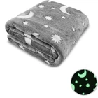 Светящийся теплый и нежный плед для детей и подростков 100x150&nbsp;Magic Blanket Серый (61901TT706)