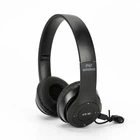 Беспроводные Наушники P-47 Bluetooth + MicroSD + FM Радио Черный (81901YS888)