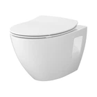 Подвесной унитаз Cersanit Moduo Plus CleanOn овальный с сиденьем duraplast Slim Soft Close S701-724