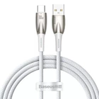 Кабель Baseus Glimmer Series Fast Charging Type-C 100W 1m White