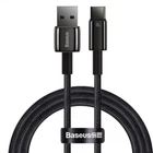 Кабель Baseus Tungsten Gold Fast Charging Lightning 2.4A 2m Black