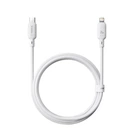 Кабель Baseus Silky Series Fast Charging Type-C to Lightning 20W 2m White