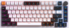 Клавіатура механічна дротова GamePro MK160W Hot-Swap Red Swich 75% RGB White