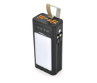 Powerbank ACL PW-90 30000mAh, SOLAR, TypeC + Lighting, Black, Box