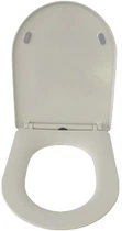 Сиденье - крышка для унитаза EUR TS-6545 белое Soft Close дюропласт