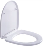 Сиденье - крышка для унитаза EUR TS-2585 белое Soft Close дюропласт