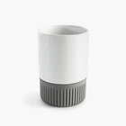 Подставка для зубных щеток и пасты STOCKHOLM 300 мл BA-46 WHITE/GRAY