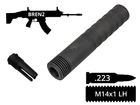 Глушитель разборной 2в1 с пламегасителем AFTactical S44F24 .223 M14x1 BREN2