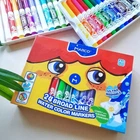 Фломастери, що змиваються 24 кольори Super Washable Jumbo ТМ "Marco"
