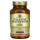Кальций Магний Цинк Solgar (Calcium Magnesium Plus Zinc) 100 таблеток