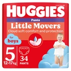 Подгузники-трусики Huggies Little Movers/Pants 5 Jumbo 12-17 кг для мальчиков 34 шт (5029053564289)