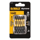 Набор бит DeWALT EXTREME Т27 длина 57мм 5шт (DT7397T)