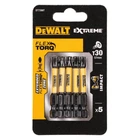 Набор бит DeWALT EXTREME Т30 длина 50мм 5шт (DT7398T)