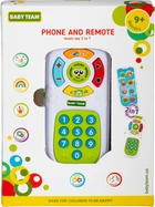 Игрушка музыкальная 2 в 1 Baby Team Телефон и пульт (8652)