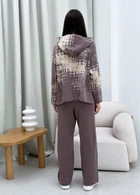 Жіночі в'язані штани вільного крою ARTKNIT XL Коричневий (ak35902)