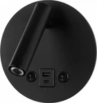 Світильник світлодіодний настінний, бра LUMINARIA CHARG 8W BLACK 3000K