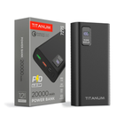 Павербанк 20000 mAh Titanum TPB-727S-B 22,5W QC+PD чорний