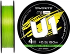 Шнур Favorite U1 PE 4x 150 м #0.5/0.121 мм 7lb/3.0 кг Light Green (16931154)