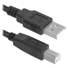 Кабель USB AM-BM, 1.8 м, черный, USB04-06 Defender