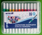 Маркери акрилові Creative (K-1157), 24 кольори. Kite
