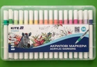 Маркери акрилові Creative (K-1158), 36 кольорів. Kite