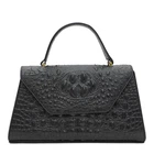 Женская кожаная сумка Borsa Leather K1213D-black 5061755