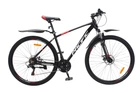 Велосипед Crossbike Pacific 2025 29" 19" Чорний-Червоний