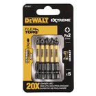 Набор бит DeWALT EXTREME Pz2 длина 57мм 5шт (DT7391T)