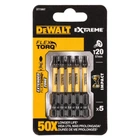 Набор бит DeWALT EXTREME Т20 длина 57мм 5шт (DT7395T)